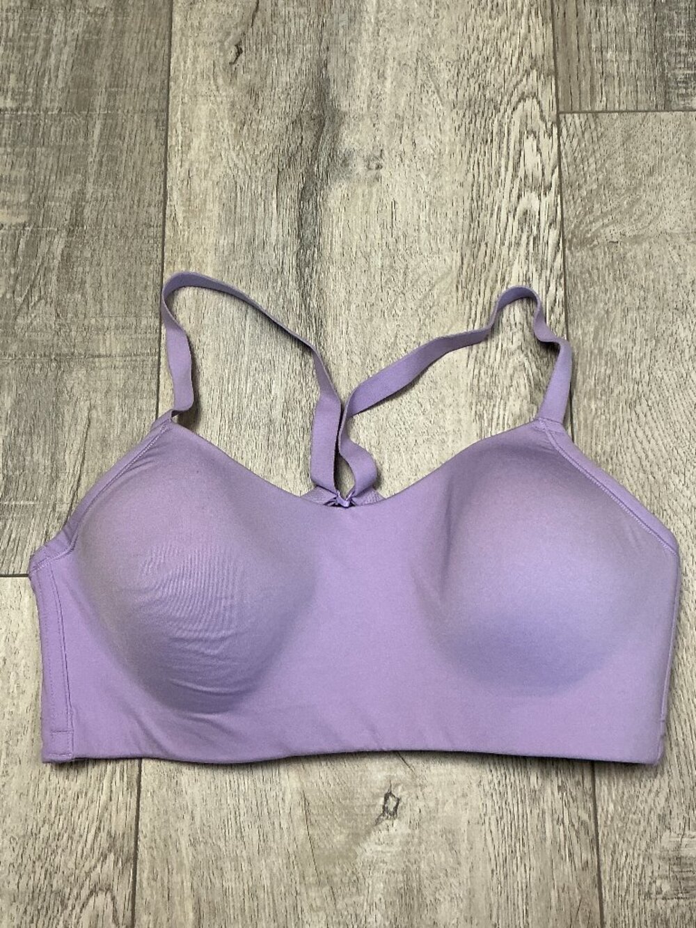 Knix The One&Only Scoop Wireless Bra Purple Lavender - Size Medium